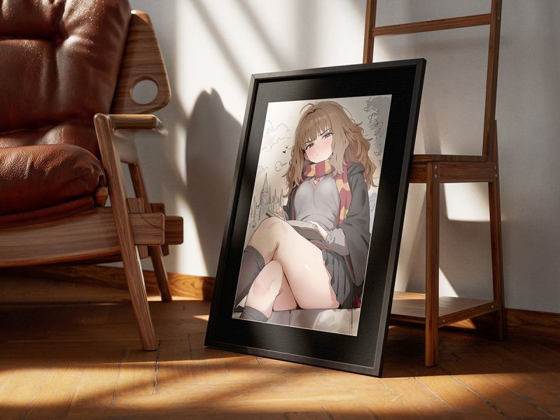 【海外代購】千鳥社 《妙麗單人》 妙麗哈利波特葛萊分多霍格華茲魔法午睡毯地毯裝飾畫 午睡毯 地毯