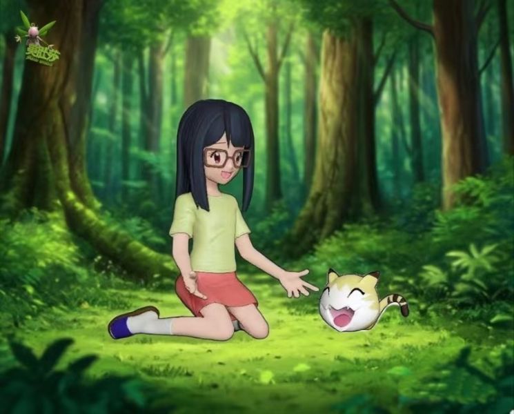 【預定】美肚莎 望月芽心 小時候 