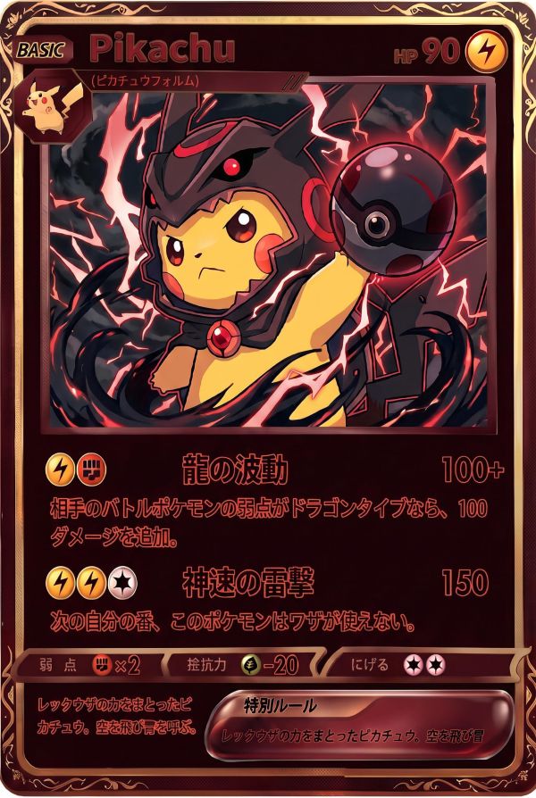 【預定】Peak 卡牌寶可夢 第二彈 裂空座皮卡丘 
