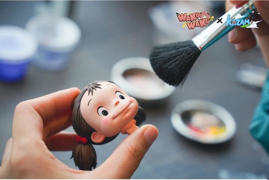 【預定】WAKUWAKU×風見Kazami 宮崎駿系列首款 小梅與白龍貓 