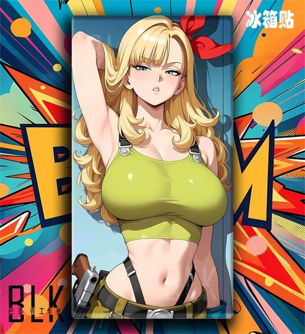 【海外代購】巴洛克 《蘭琪》Lunch七龍珠布瑪悟空超賽短笛特南克斯裝飾畫冰箱貼 