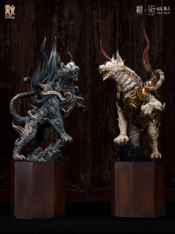 【預定】末那末匠 竹谷隆之 四神之印・白虎 黑金塗裝版 