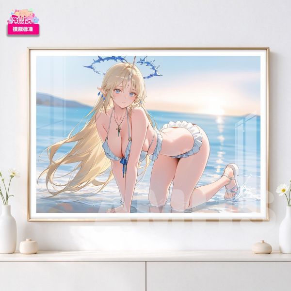 【海外代購】阿喵畫社 大卡小卡 卡提希亞組合畫 新品12K超清主題裝飾畫 