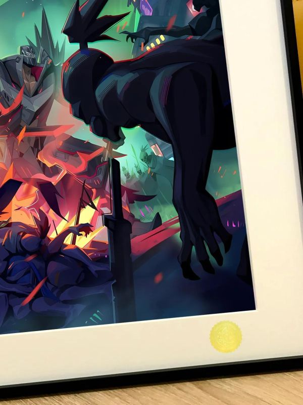 【海外代購】星空《鎮魂街》曹焱兵夏鈴烈火將軍許褚典韋于禁裝飾畫 