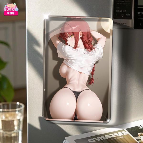 【海外代購】阿喵畫社 動漫冰箱貼第五十八彈人氣女主角四重奏 高透壓克力磁吸冰箱貼 