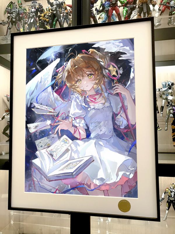 【海外代購】星空 《小櫻與魔法書》百變小櫻魔卡少女櫻木之本櫻庫洛魔法使動畫二次元裝飾畫 