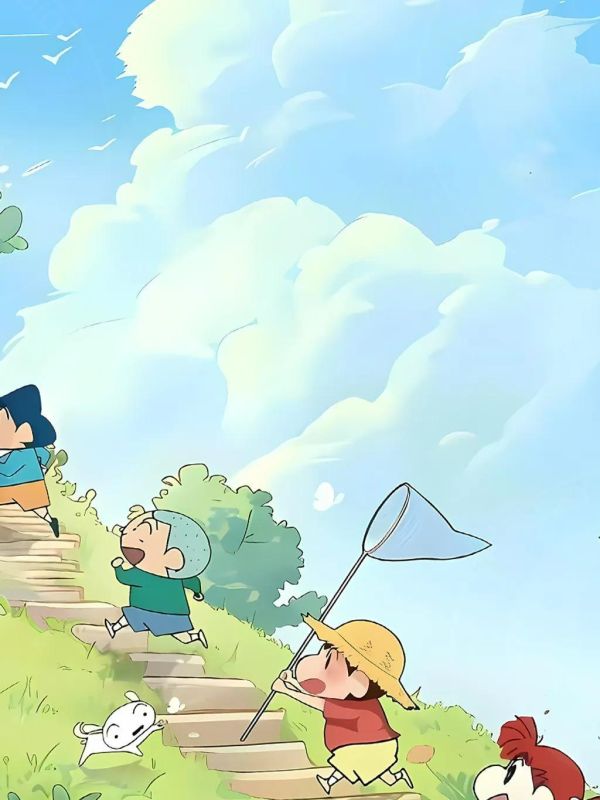 【海外代購】星空 《登山春日部》蠟筆小新裝飾畫 