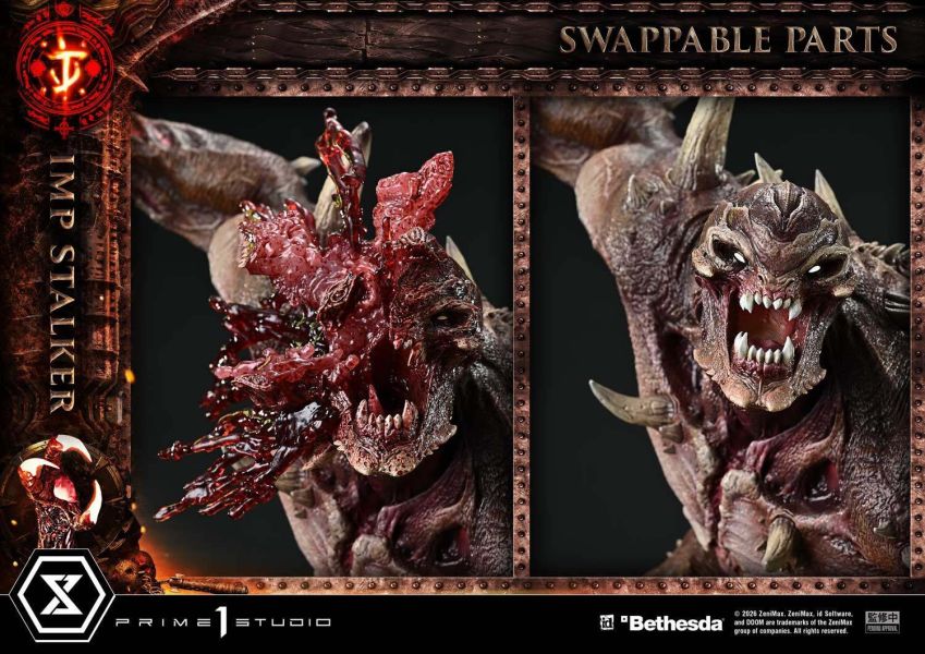 【預定】Prime 1 P1S 1/4 毀滅戰士 黑暗時代 追擊幼魔 標準版 UPMDOOM-02 