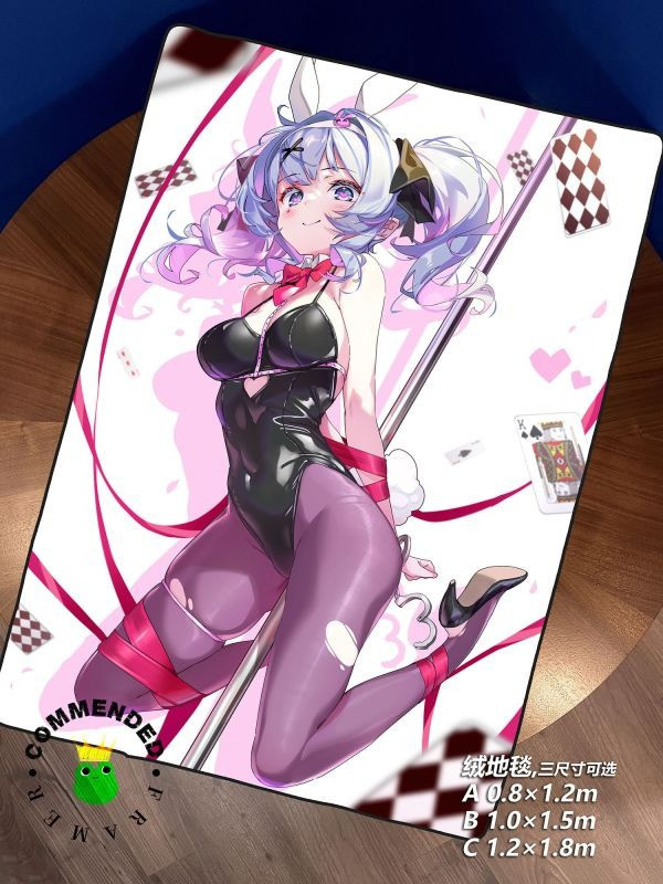 【海外代購】皇呱 《初音未來兔子洞第三彈》兔女郎裝飾畫 午睡毯 地毯 