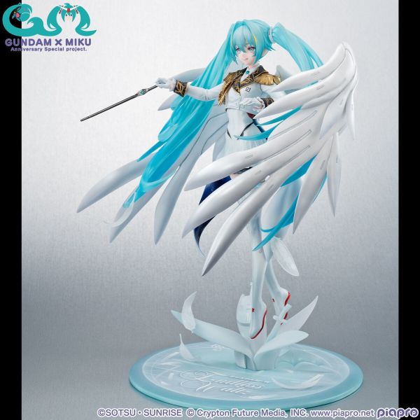 【預定】MH限定 Lucrea 機動戰士鋼彈45周年x初音未來 初音 飛翼鋼彈零式EW型態 