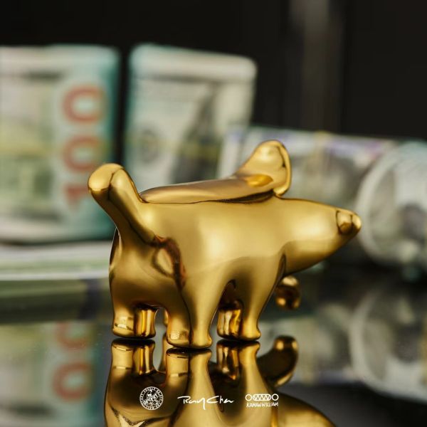【海外代購】OFFART Kamanwilliam RayChan Bananaers Dog 電鍍蕉財 小蕉狗 