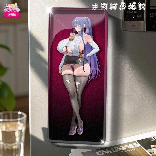 【海外代購】阿喵畫社 對魔忍女神計畫 新品12K主題高清裝飾畫 冰箱貼 