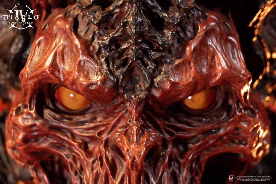 【預定】Purearts DIABLO IV: LORD OF HATRED MEPHISTO 1/2 SCALE ART MASK 《暗黑破壞神 IV：憎恨之王》墨菲斯托 1/2 藝術面具 