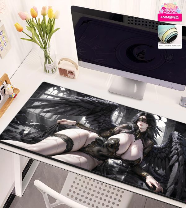 【海外代購】阿喵畫社 黑美人 新品12K主題超清裝飾畫 滑鼠墊 冰箱貼 