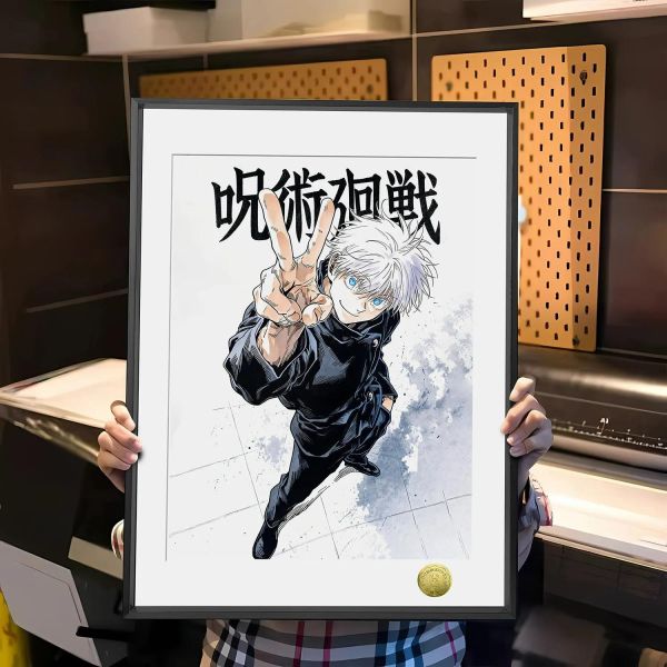 【海外代購】皇呱 《天才五條悟》咒術回戰裝飾畫 午睡毯 地毯 