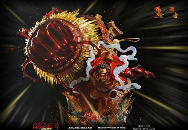 【台灣現貨】魔風 漫奇 四檔 彈跳人魯夫+胸像配件包 