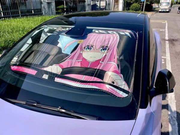 【海外代購】千鳥社 孤獨搖滾 後藤一里波奇醬遮陽隔熱膜 