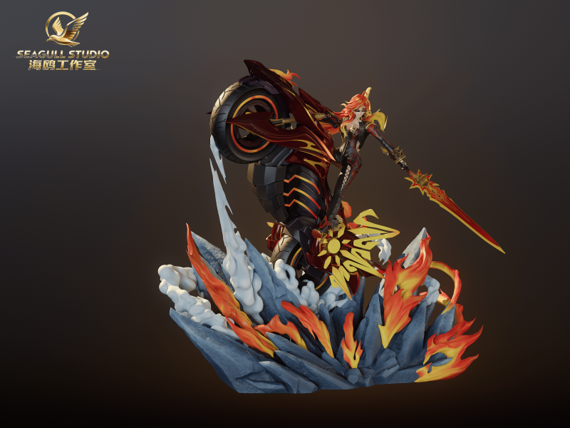 【預定】海鷗 SEAGULL 原神場景雕像第一彈 — 火神瑪薇卡 