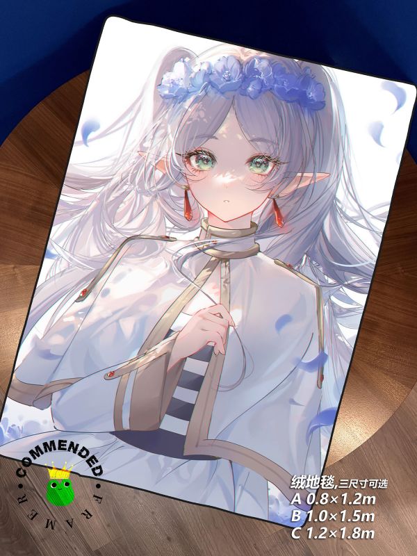 【海外代購】皇呱 《魔法使少女芙莉蓮》 被埋葬的芙莉蓮千歲魔法使少女芙莉蓮週邊裝飾畫 午睡毯 地毯