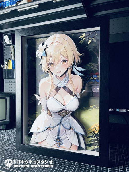 【海外代購】泥棒貓 DSGS-001 Lumine 螢 立體裝飾畫 