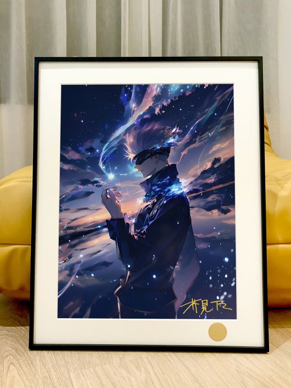 【海外代購】星空 《星空五悟》咒術回戰五條老師裝飾畫 