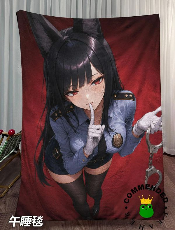 【海外代購】皇呱 《制服誘惑星見雅》絕區零裝飾畫 午睡毯 地毯 