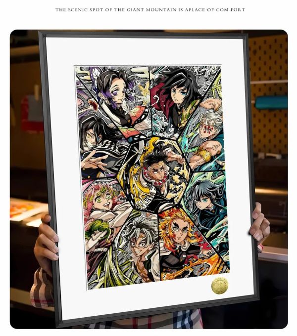 【海外代購】皇呱 《鬼殺隊九柱》鬼滅之刃裝飾畫 午睡毯  地毯 