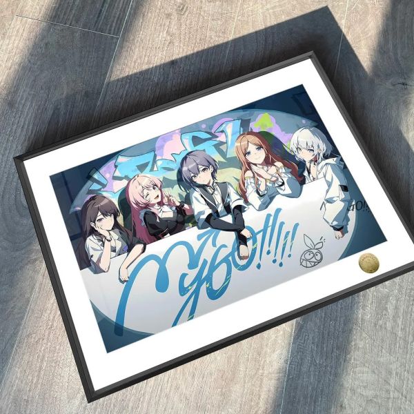 【海外代購】皇呱《MyGO!!!!!樂隊》旋律硬核樂隊裝飾畫 午睡毯 地毯 