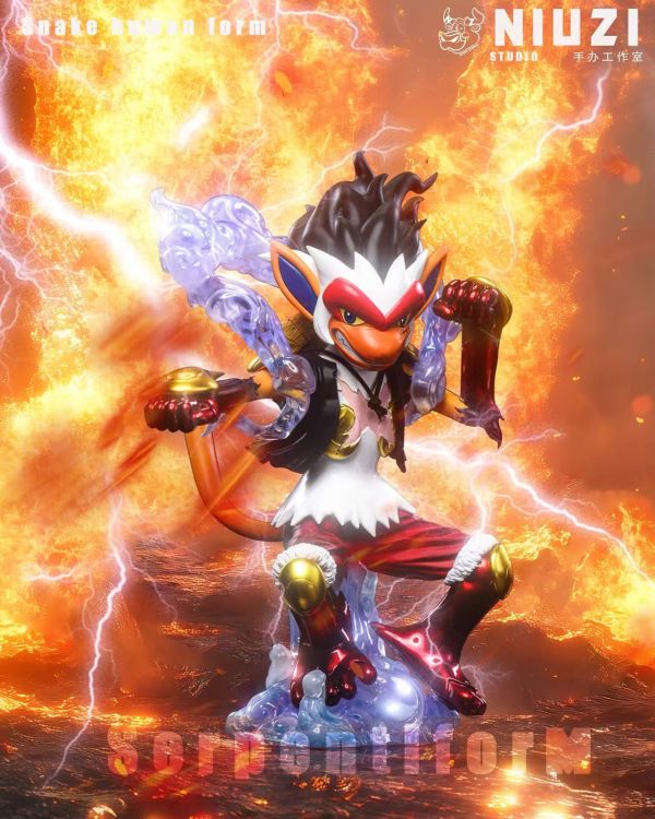 【預定】NIUZI 蛇人烈焰猴 