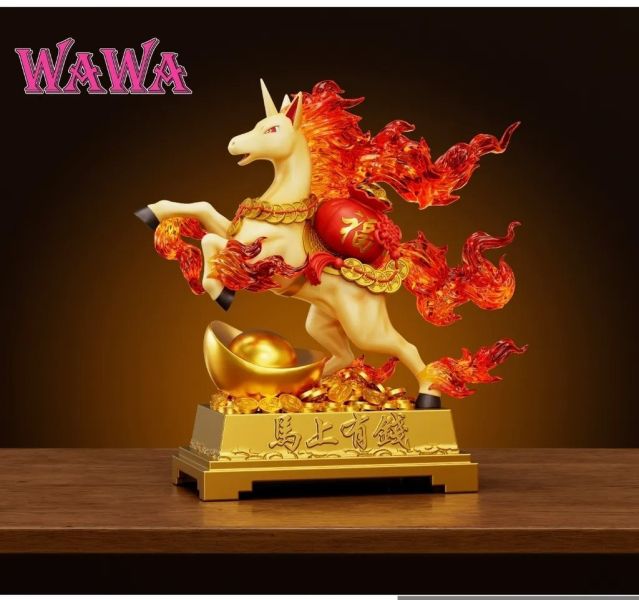 【預定】wawa 招財系列-招財烈焰馬 馬上有錢 