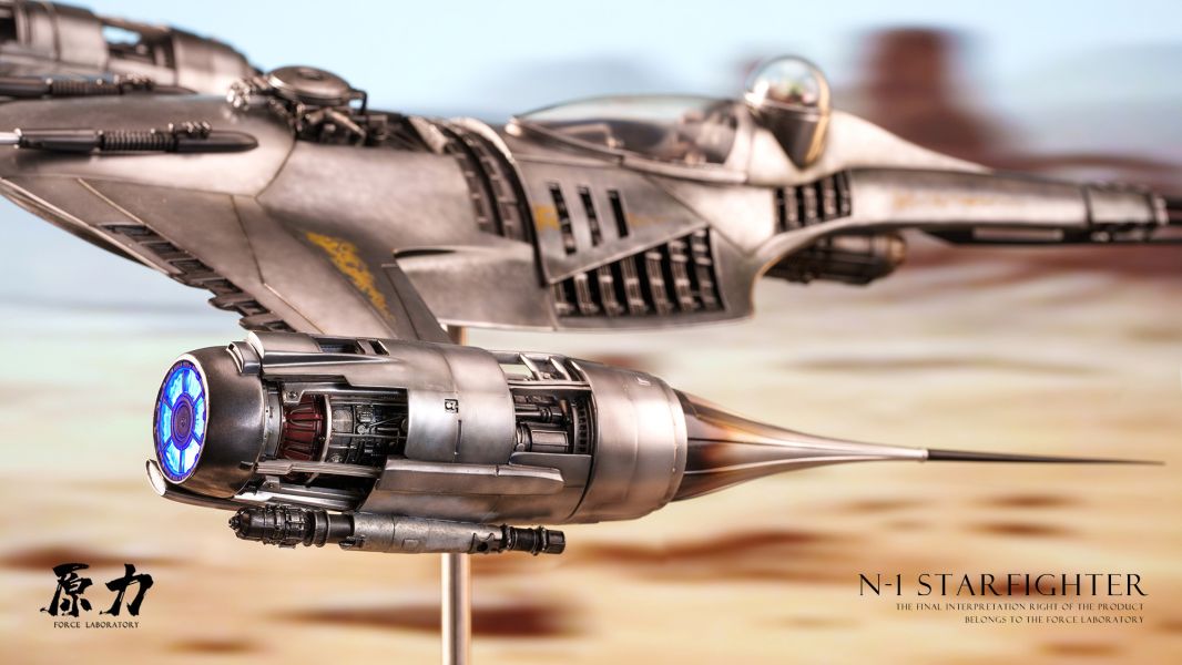 【預定】原力實驗室 曼達洛人N-1 Starfighter飛船 收藏級雕像 