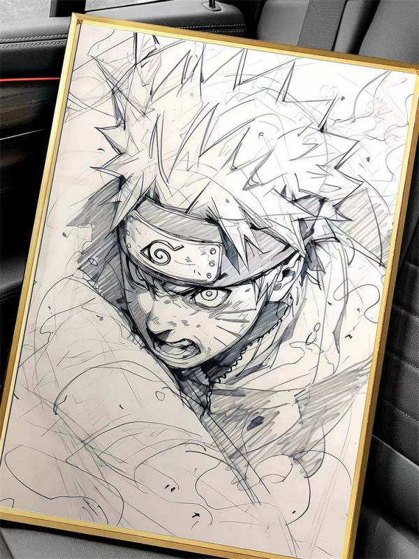【海外代購】千鳥社 火影忍者 漩渦鳴人 單人照 潮流 裝飾畫 