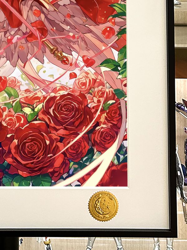 【海外代購】星空 《玫瑰小櫻》百變小櫻魔卡少女櫻木之本櫻庫洛魔法使動畫二次元裝飾畫