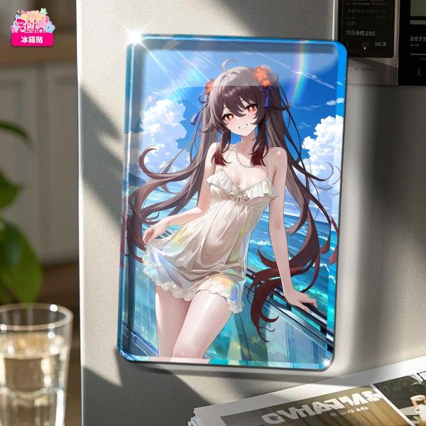 【海外代購】阿喵畫社 海風吹吹 胡桃 8k主題超清裝飾畫 冰箱貼 