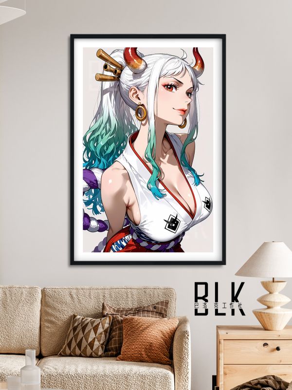 【海外代購】巴洛克 《絕美大和》Yamato海賊王onepiece路飛艾斯和之國凱多二次元裝飾畫冰箱貼 