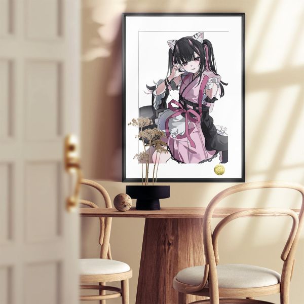 【海外代購】皇呱 《女僕駒澤乃依》 超時空輝夜姬！女僕駒澤乃依男娘男僕同人周邊裝飾畫 