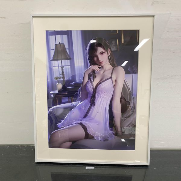 【海外代購】阿喵畫社 紫韻系列 蒂法第二彈展館級 8k超清精裱畫 滑鼠墊 午睡毛毯 收藏卡磚 冰箱貼 