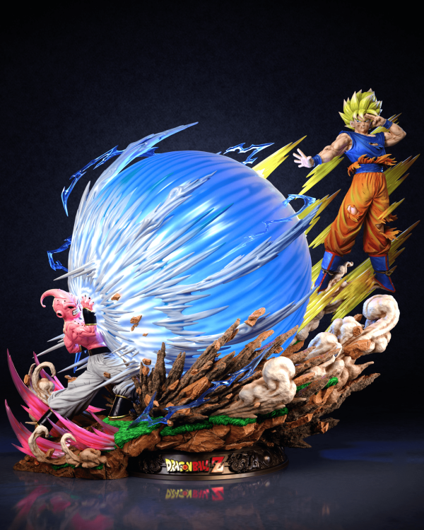 【預定】KD Collectibles 七龍珠Z 孫悟空 VS 幼年佈歐 決勝元氣彈 