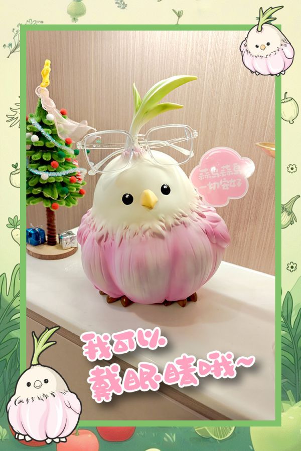 【海外代購】傑刻動漫 動物幫蒜鳥 可愛有趣家居玄關擺件 