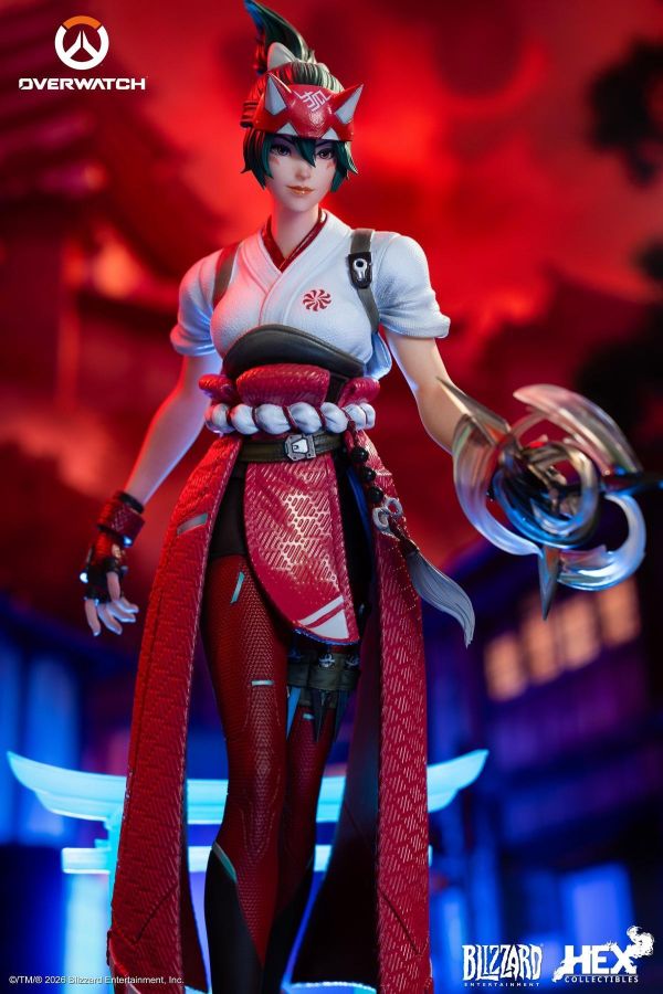 【預定】HEX 暴雪遊戲 Blizzard 1/6 霧子（Kiriko）收藏雕像－HEXOW03 鬥陣特攻（Overwatch） 
