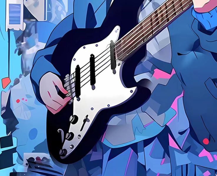 【海外代購】星空《輕音少女平澤唯》K-ON！京阿尼輕音部裝飾畫 