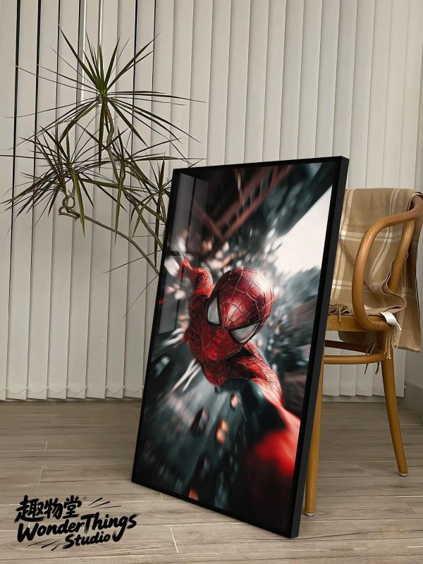 【海外代購】趣物堂《蜘蛛俠城市天際線》裝飾畫 