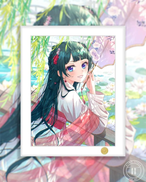【海外代購】H2工作室《貓貓》藥屋少女的呢喃壬氏裝飾畫 