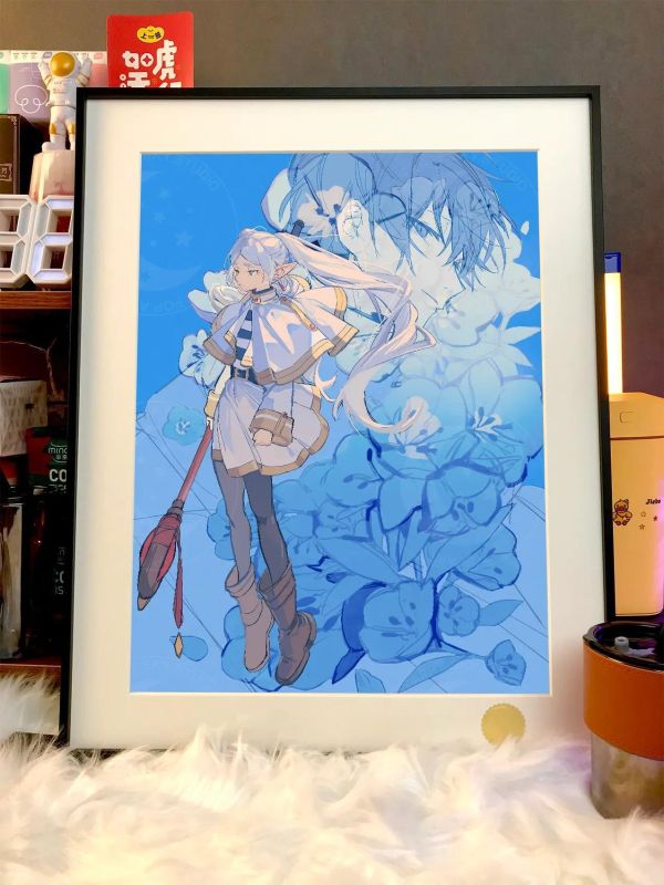 【海外代購】星空《辛美爾回眸》葬送的芙莉蓮藝術裝飾畫 