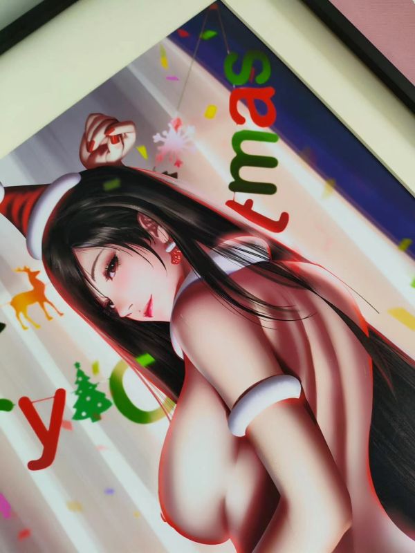 【海外代購】GK漫節奏 聖誕蒂法 收藏帶框裝飾畫 