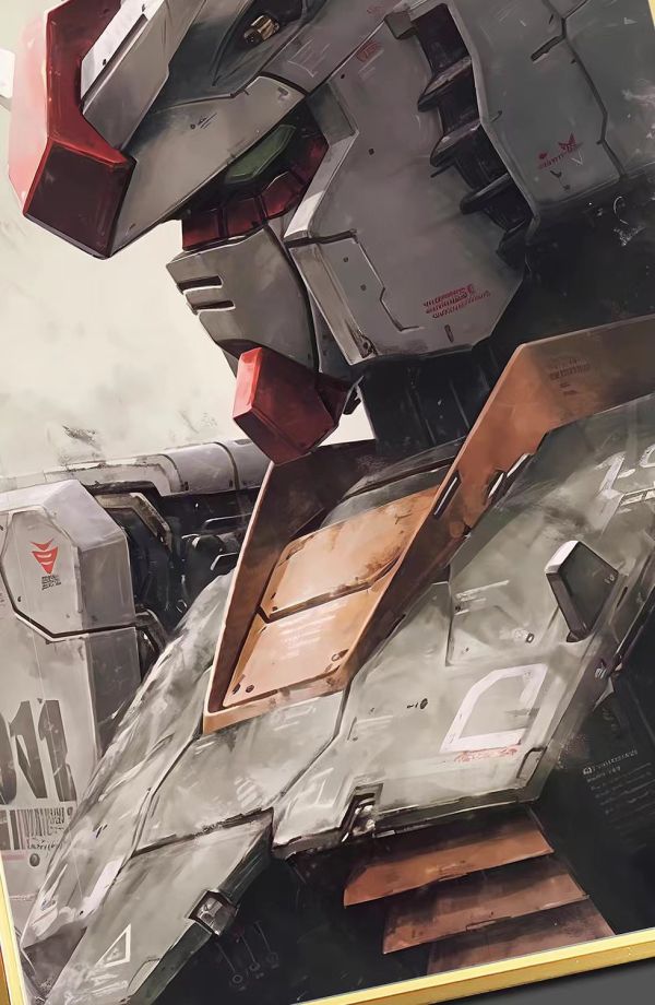 【海外代購】千鳥社 復古鋼彈 Gundam鋼彈RX-78元祖復古潮流裝飾畫 