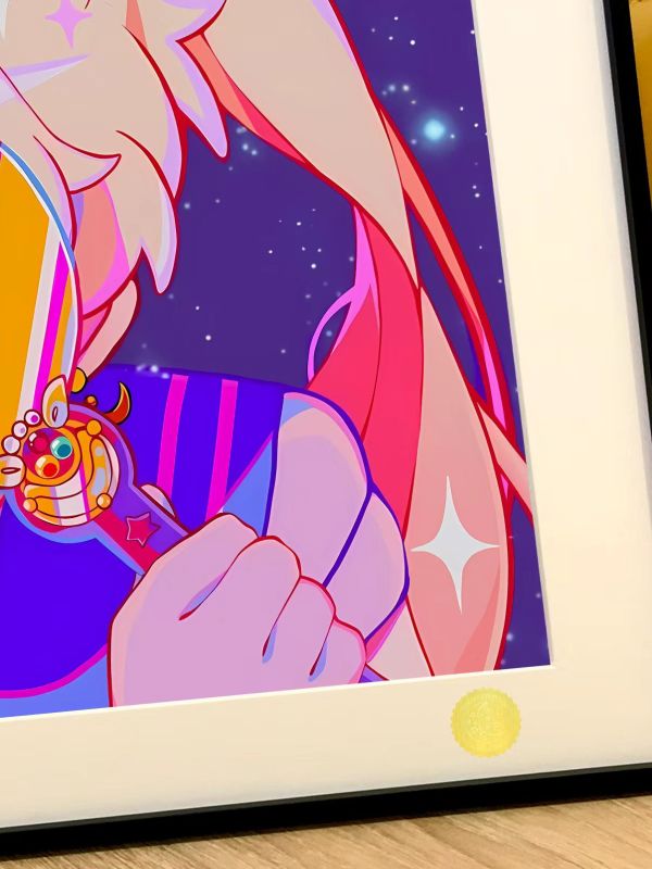【海外代購】星空 《閃光美少女》美少女戰士水兵月月野兔Sailor Moon倩妮迪公主裝飾畫 