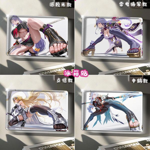 【海外代購】阿喵畫社 動畫冰箱貼第八十三彈戰鬥形態禦姐華姿系列 高透亞克力磁吸冰箱貼 