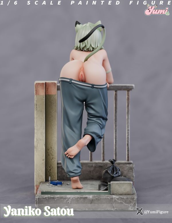 【R18女雕-預定】Yumi figure 尼古丁喵喵-佐藤雅妮子 