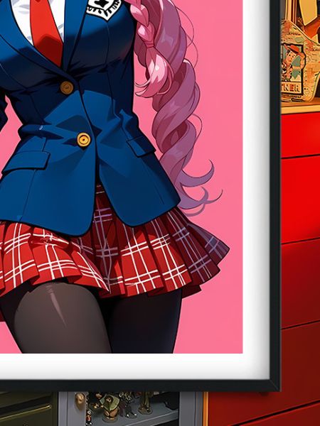 【海外代購】巴洛克《校服佩羅娜》幽靈公主Perona海賊王onepiece動畫裝飾畫冰箱貼 